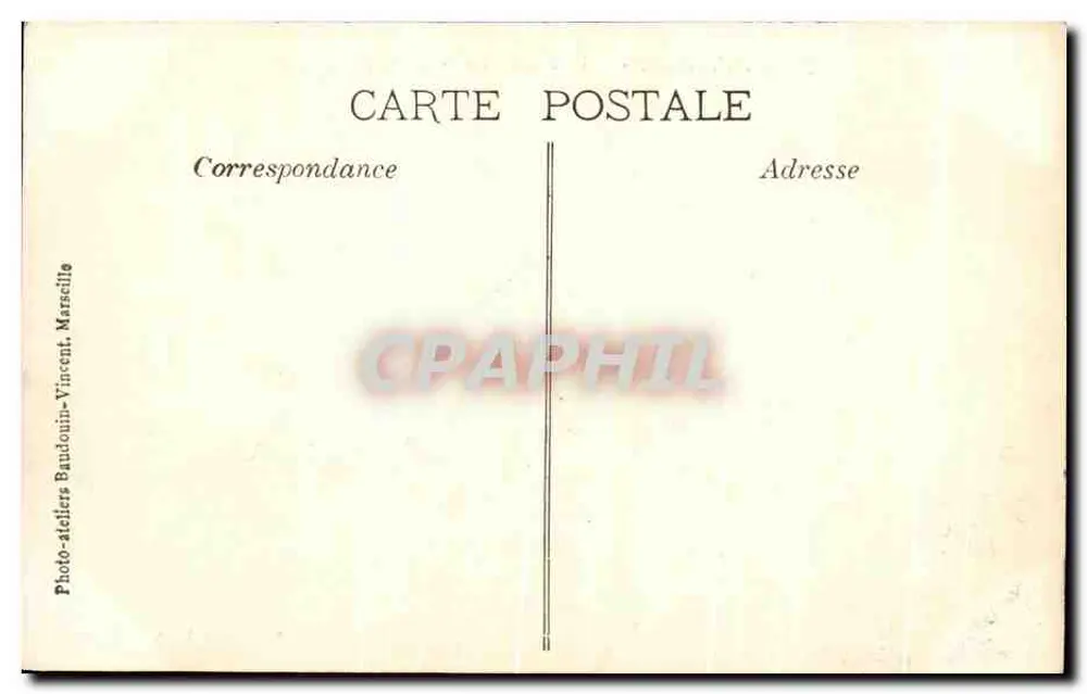 In der Provence - Din lou Prat - Auf der Wiese — Photo-ateliers Baudouin-Vincent, Marseille - Rückseite