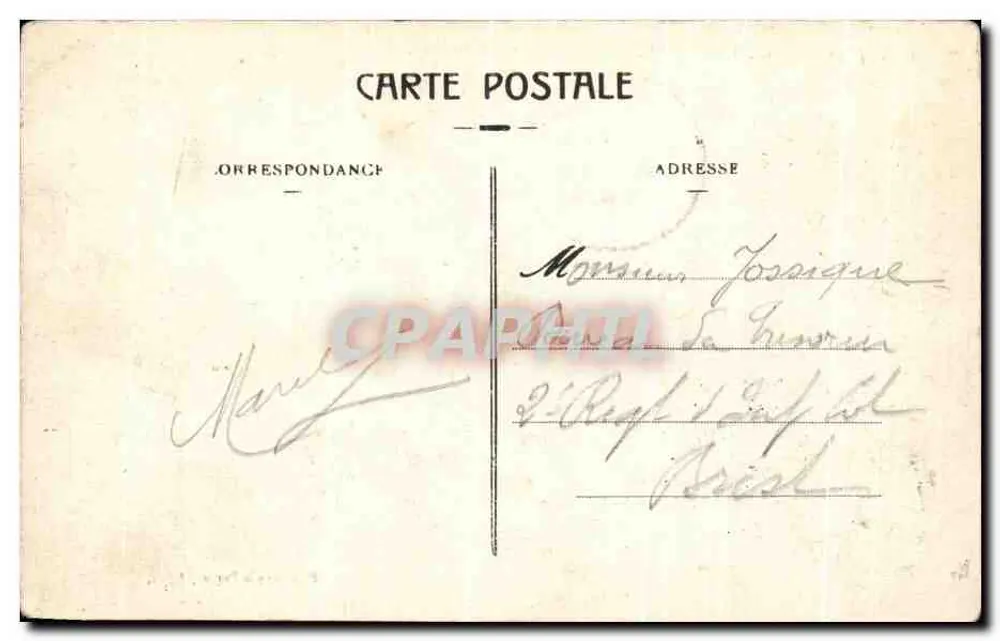 Agen — Jardin du Gravier — Phototypie Perret, Agen - Rückseite