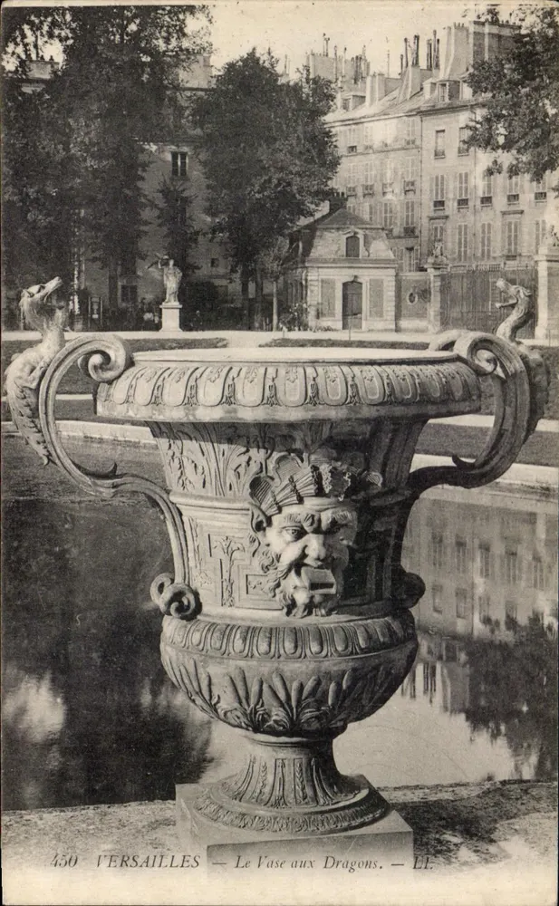 Versailles — Le Vase aux Dragons — Éditeur EL. n° 450 - Frente