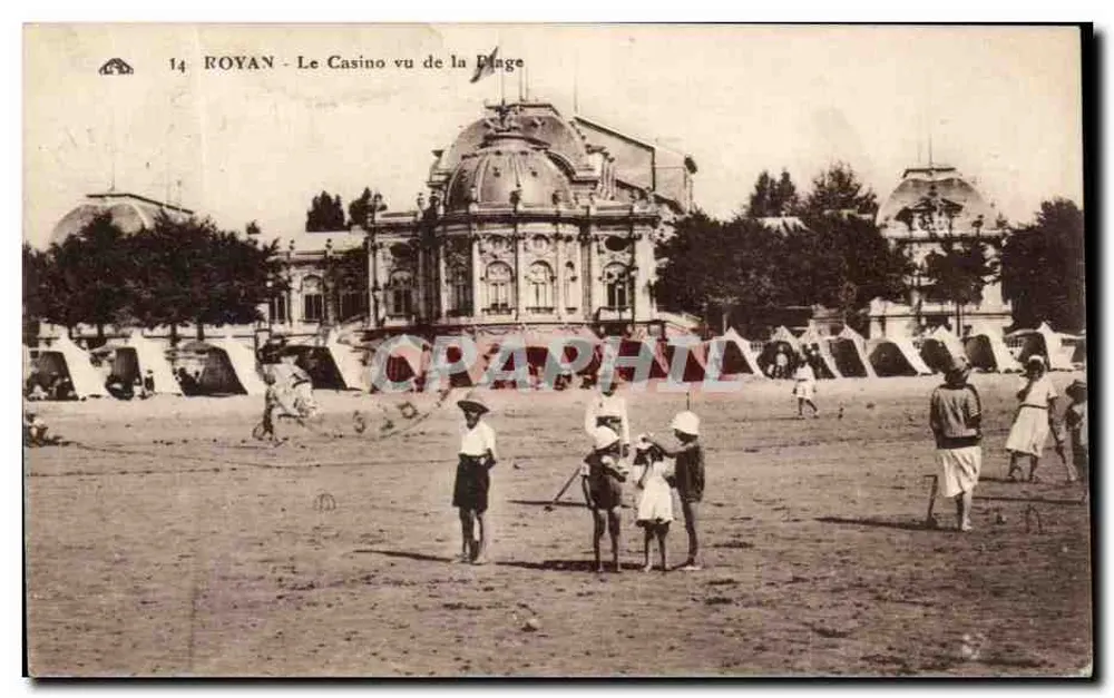 Royan - O Casino visto da Praia — Edição Nova, Royan, n°14 - Frente