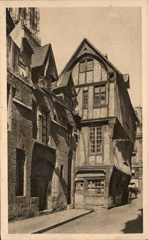 Rouen — Alte Häuser — Édition d'Art YVON, Rouen - Vorderseite