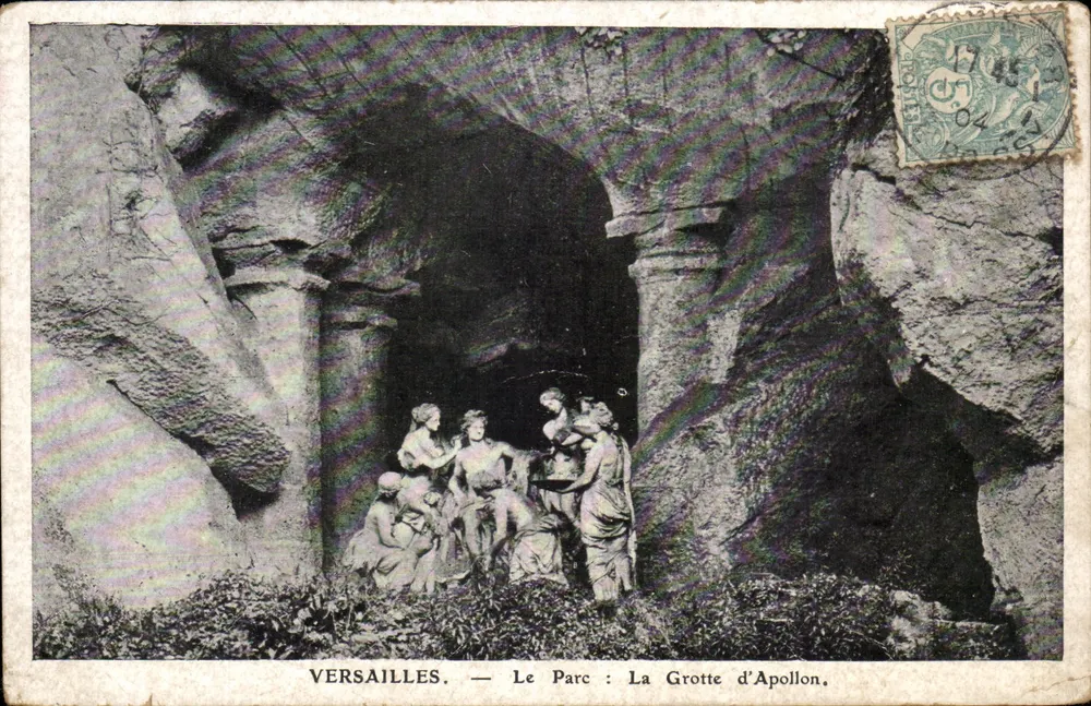 Versailles — O Parque: A Gruta de Apolo — Edições da Gruta de Apolo - Frente