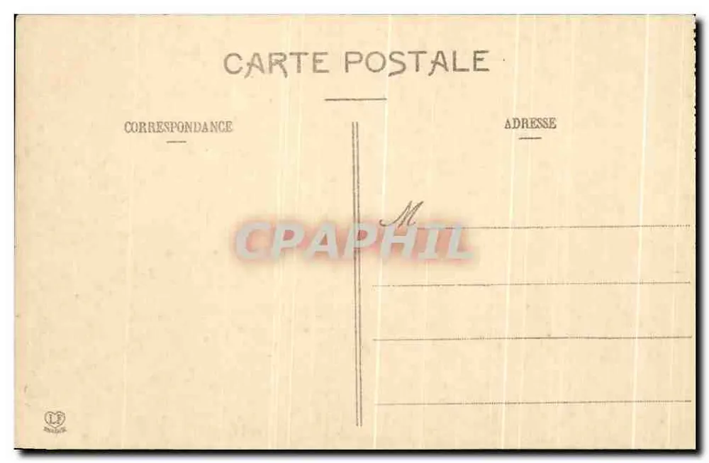 Rocamadour — Die Grand'Rue und das Schloss — Phototypie Lauche Frères, Toulouse, n°225 - Rückseite