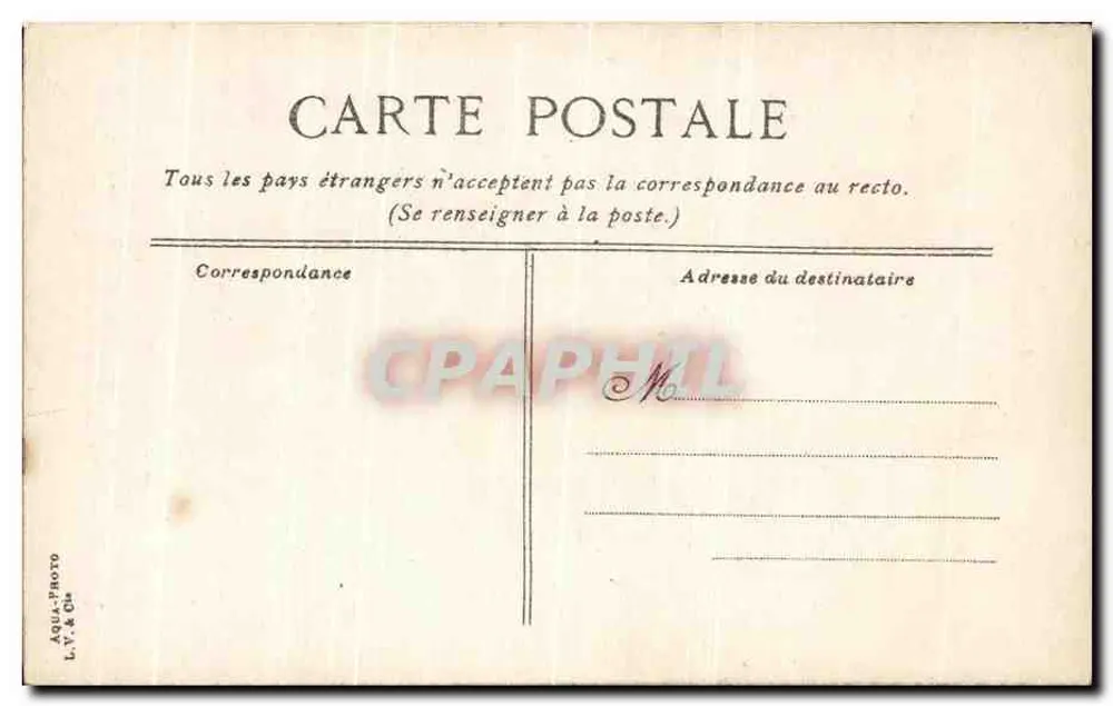 Morlaix - Igreja de São Mateus — editor L.V. & Cie, n° 67 - Verso