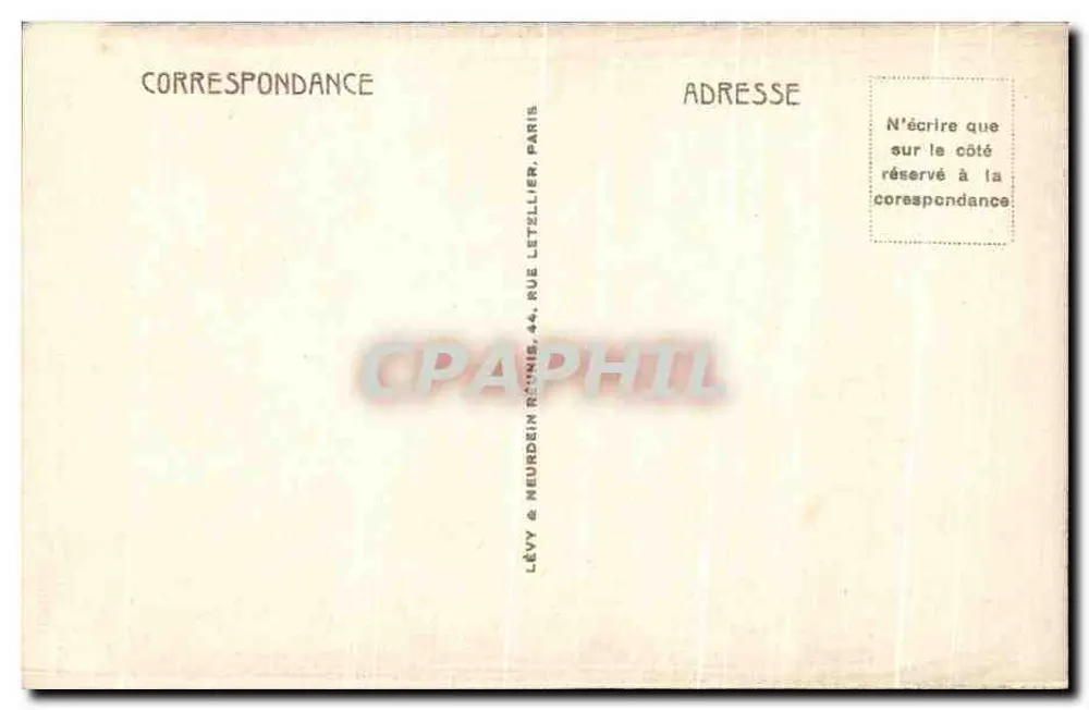 Catedral de Laon — Grande Nef — Edição Picot - Verso