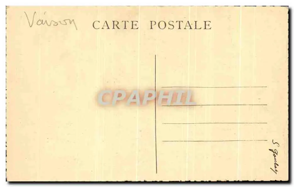 Vaison-la-Romaine — Die Kathedrale Notre-Dame — Edition von "Amis de Vaison" - Rückseite