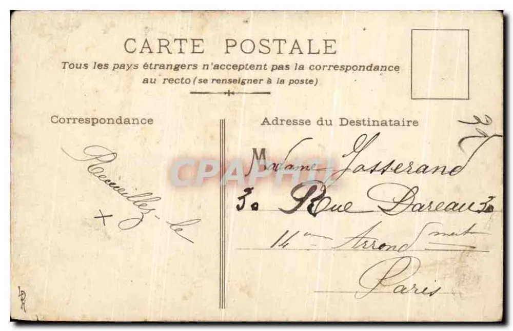 L'Enfant abandonné — scène d'après Louis Deschamps — éditeur Louis Deschamps - Verso