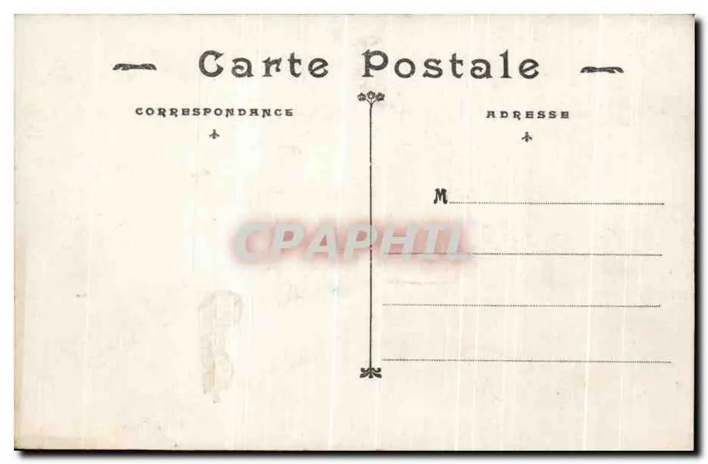 Joana d'Arc — cena de batalha e anjo — EOK Paris n°3044 - Verso