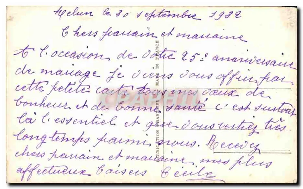 Toasts zur Prosperität der Eheleute — Motive: Kinder — Verlag: La Jérôme, n° 3392 - Rückseite