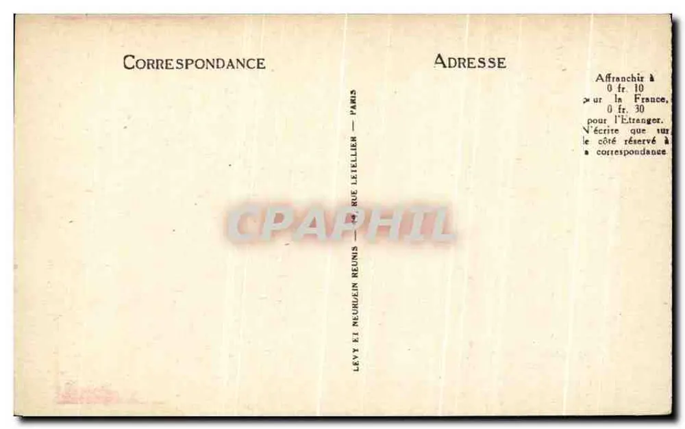 Schloss Amboise — Ausgang der Turm Charles VIII — Verlag Levey et Neuhuël en Reuins - Rückseite