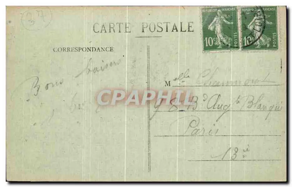 Amboise - Panorama - M. M. - Verso