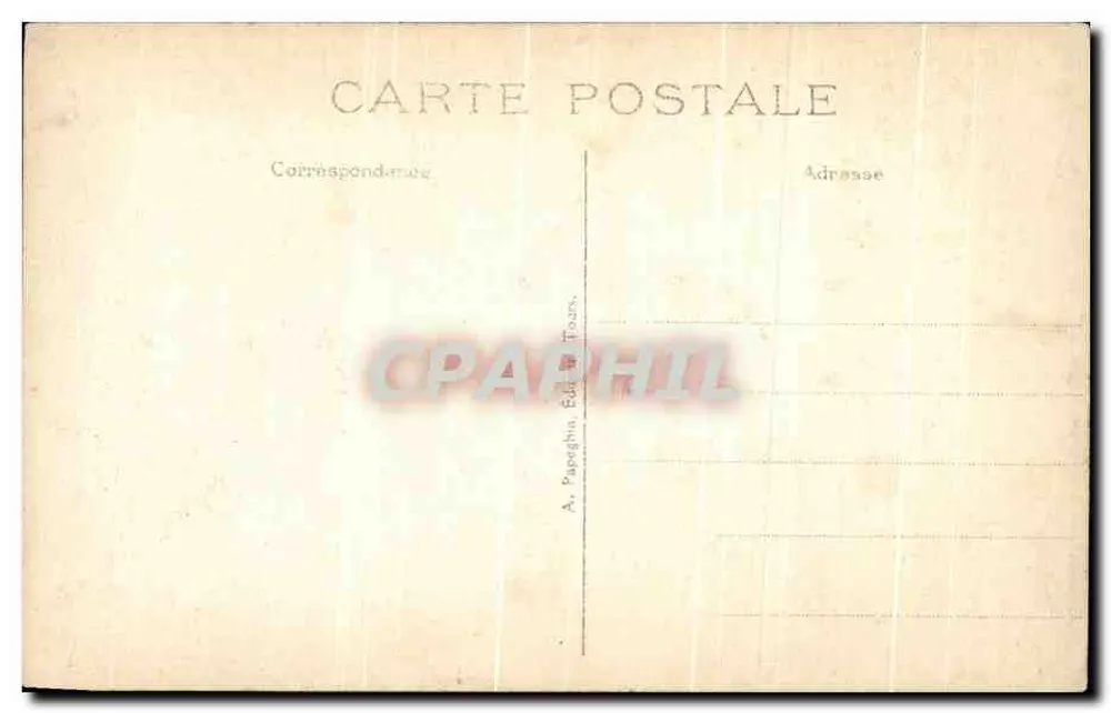 Amboise — De Pagode in het Bos van Amboise — A.P. (uitgever) - Achterkant