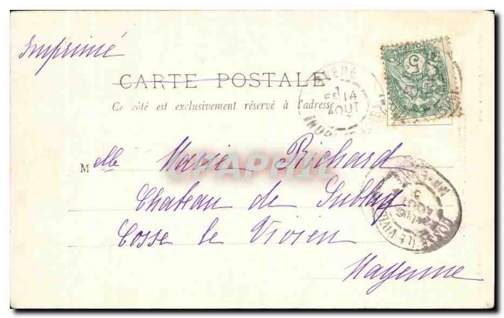 Chenonceaux — A Torre — Fot. Sra. Marcha - Verso