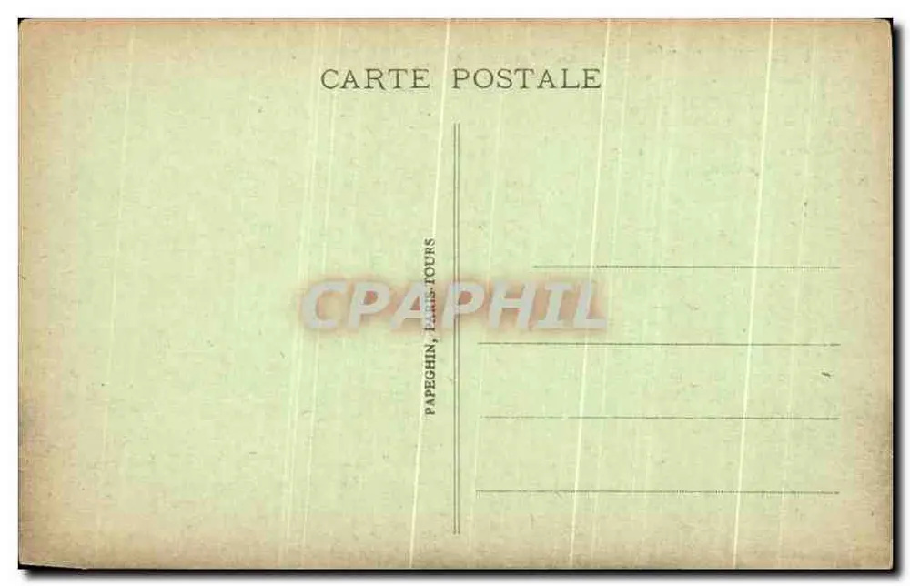 Chenonceaux (Loire-et-Loire) - Das Schloss - A.P. - Nr. 22 - Rückseite