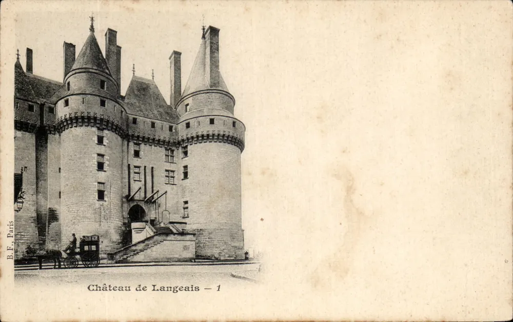 Castelo de Langeais — B.E. Paris — n°1 - Frente