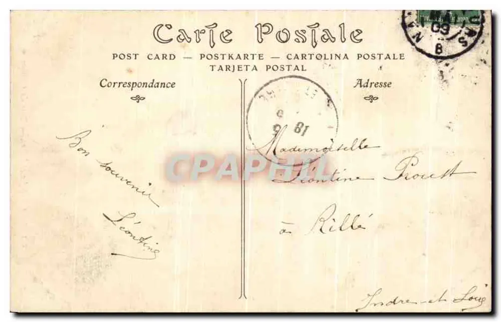 LANGEAIS (Indre-et-Loire) — Torre do Castelo — ND. Phot. - Verso