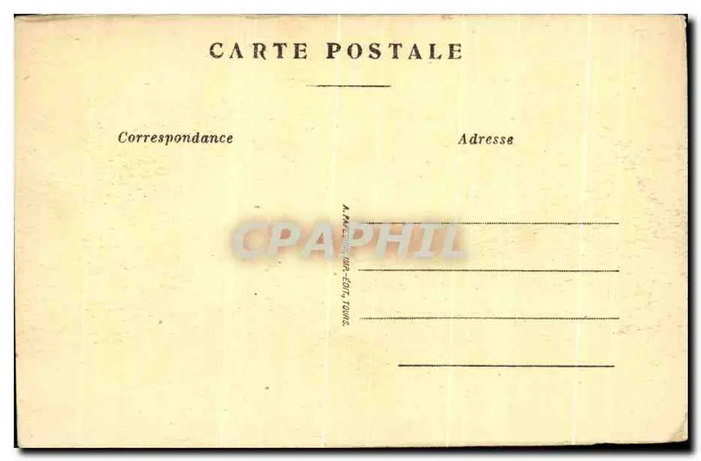 Luynes (Ille-et-Vilaine) — O Castelo — Facha Sul-Oeste — A. P. - Verso