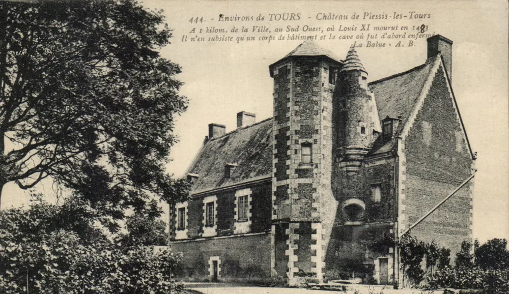 Castelo de Piessis-les-Tours — Arredores de Tours — A. Boucher, editor 2, Prm Condorcet, Tours - Frente