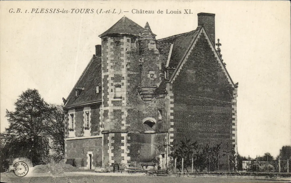 Plessis-les-Tours (I.-et-L.) — Castelo de Luís XI. — G.B. (editor) - Frente
