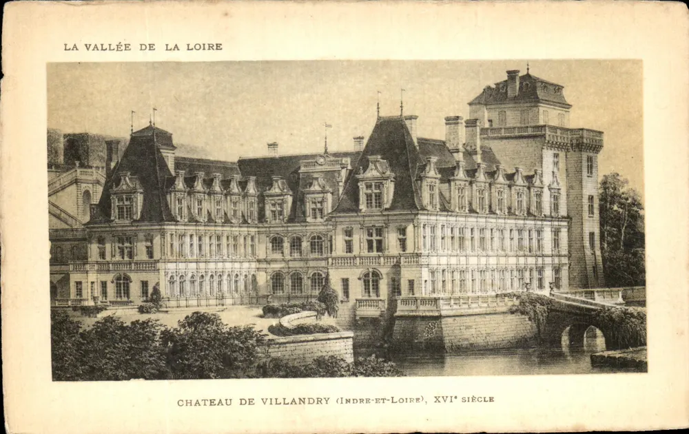 Schloss Villandry (Indre-et-Loire) — 16. Jahrhundert — Edition Artique « SUPRA » Paris - Vorderseite