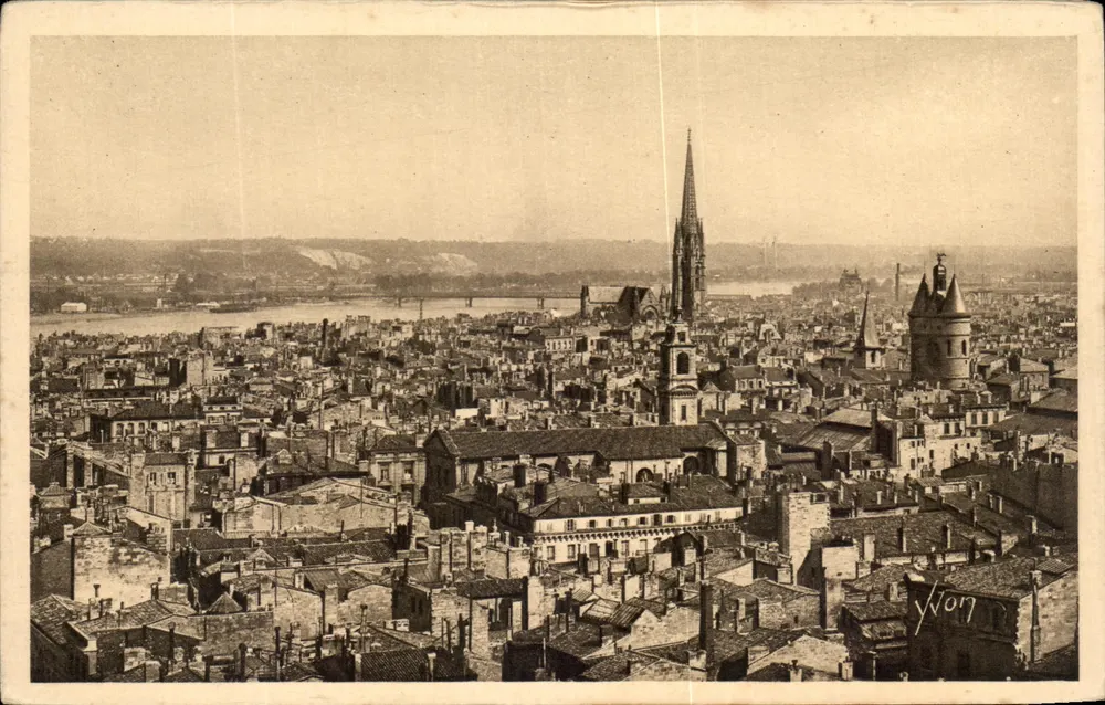 Bordeaux — Allgemeiner Blick — Éditions d'Art YVON, 14 Rue de Béthune - Vorderseite