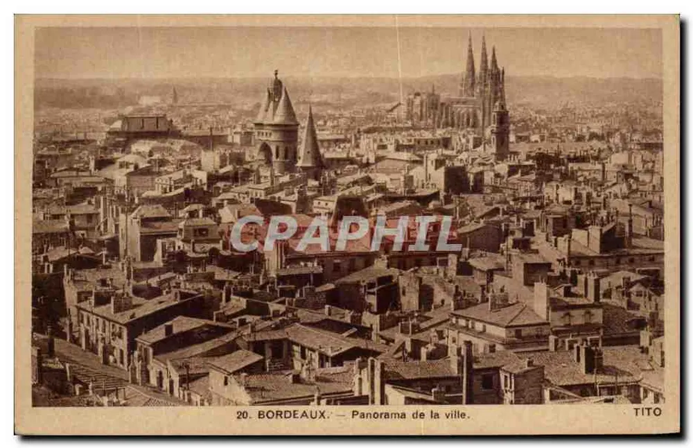 Bordeaux — Panorama da cidade — TITO - Frente