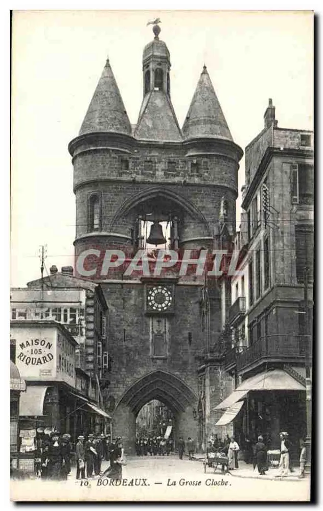 Bordeaux — La Grosse Cloche — Maison Riouard, n°105 - Vorderseite
