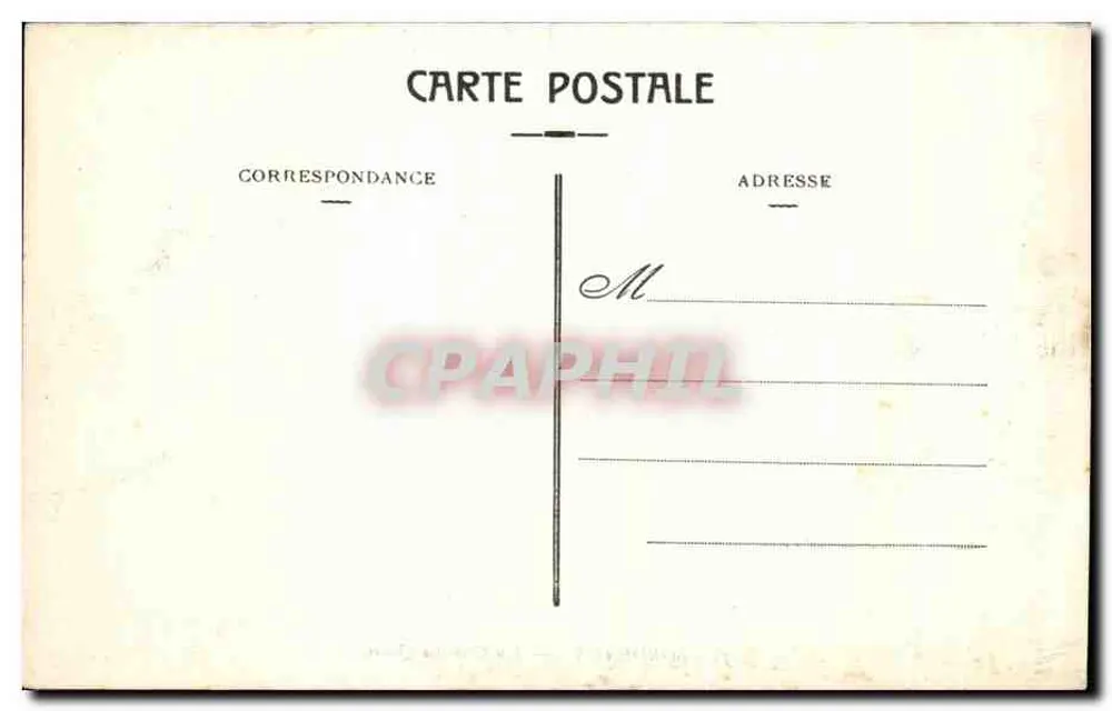 Bordeaux — Ein Eck des Kai — unbekannter Verleger, Nr. 72 - Rückseite