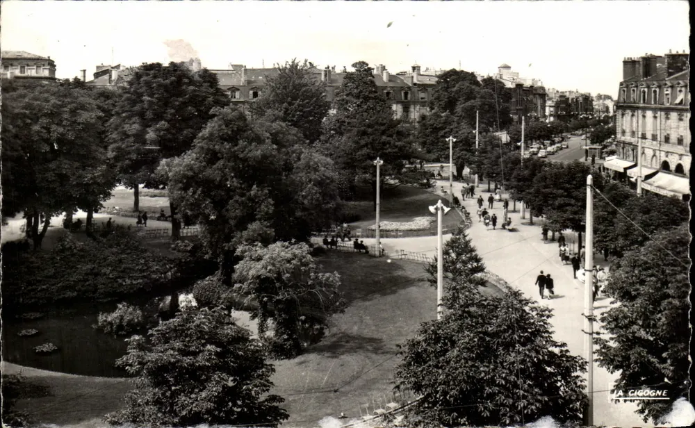 A Praça Gambetta — Bordeaux — Ed. La Cigogne, n° 33.999.12 - Frente