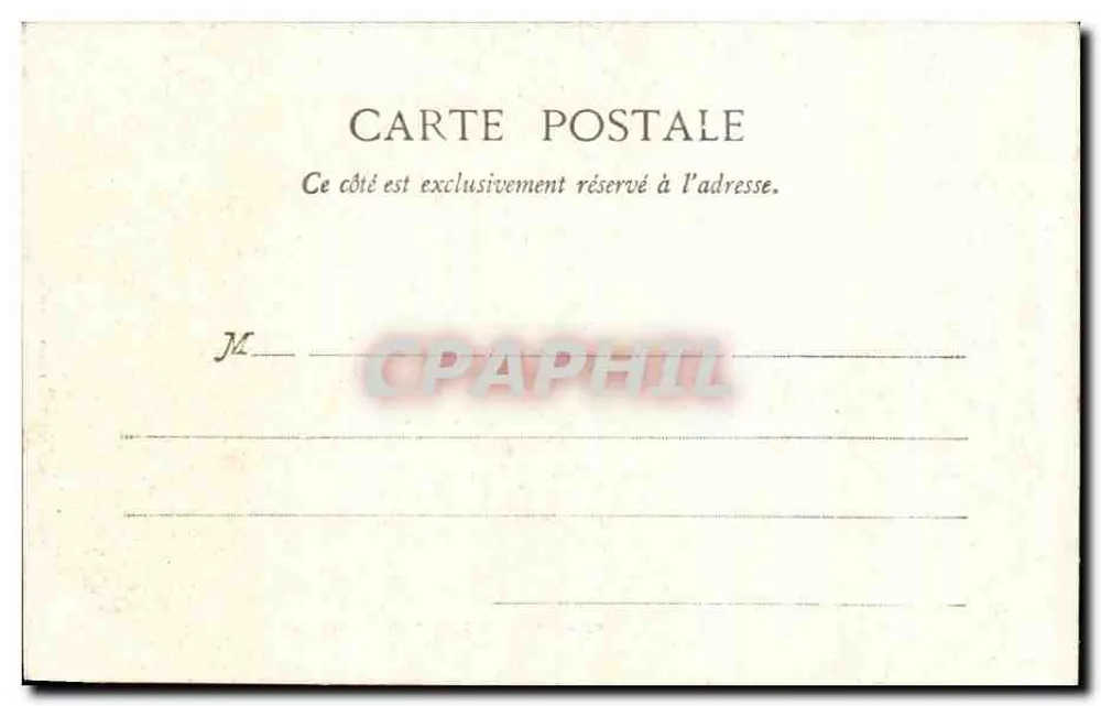 Bordeaux - Het Paleis van Justitie — Uitgegeven door het Tijdschrift 'La Ruchamo' Bordeaux - Achterkant