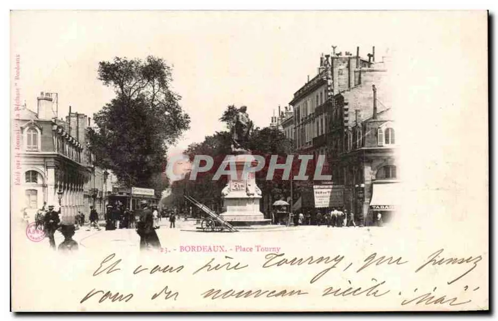 Bordeaux - Place Tourny — estátua monumental — editada pela Néchton em Bordeaux - Frente