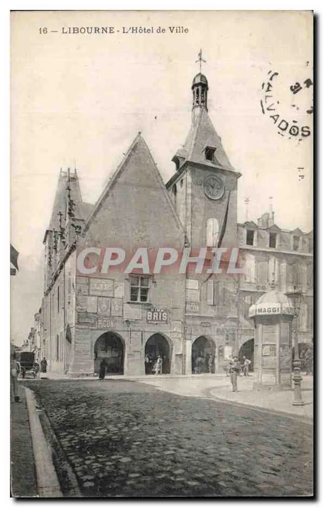 Libourne - A Prefeitura — editor Maggi, n°16 - Frente