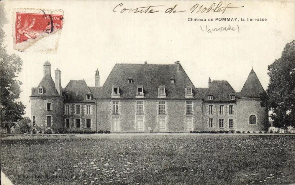 Castelo de Pommay, a Terrasse — (L'Anvoude) — Edição Nord-Parisienne - Frente