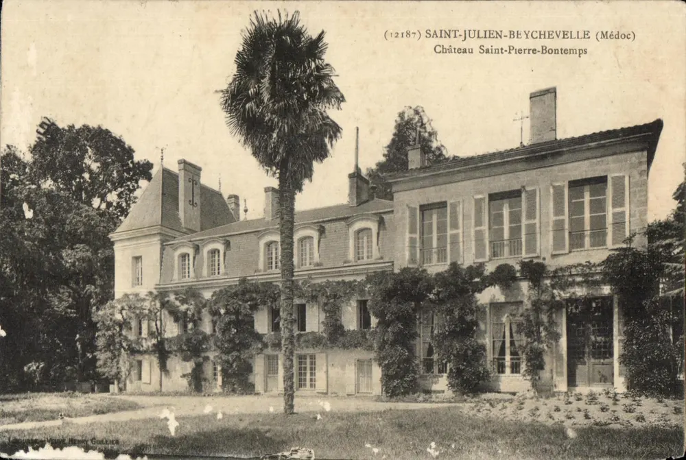 Saint-Julien-Beychevelle (Médoc) — Schloss Saint-Pierre-Bontemps — Henry Guillier, Nr. 12187 - Vorderseite