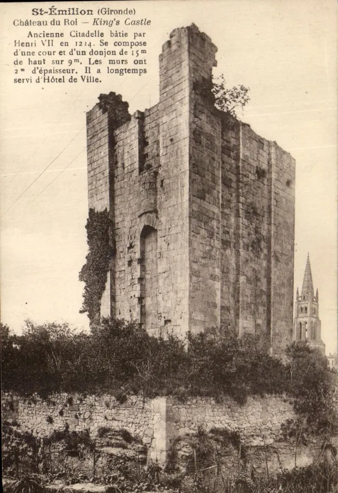 सेंट-एमिलियन (जिरॉन्ड) - राजा के किला - किंग्स कैसल - अज्ञात प्रकाशक, श्रृंखला संख्या अदृश्य - आगे
