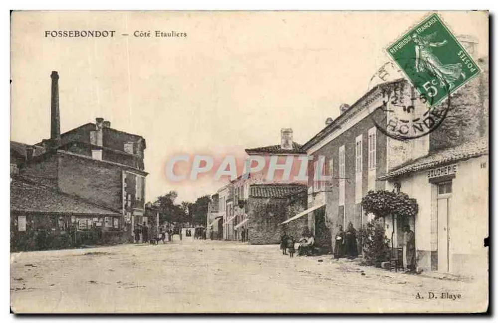FOSSEBONDOT — Seite Etauliers — A. D. Blaye - Vorderseite