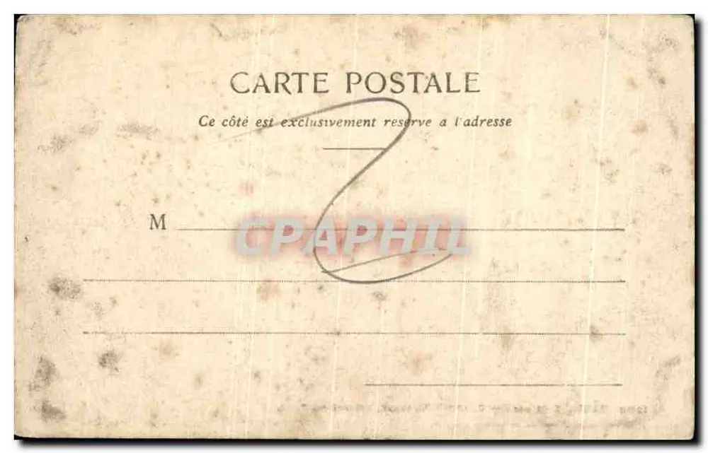 Schloss Margaux — Avenue du Parc — Henry Guillier, 31, 42 bis und 44, rue Fonneuve — Libourne - Rückseite