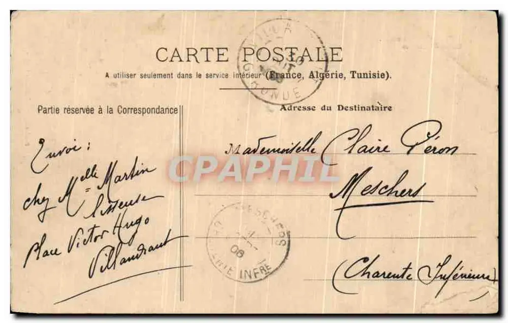 Sauternes (Gironde) — Château d'Archies — éditeur Dassogne - Verso