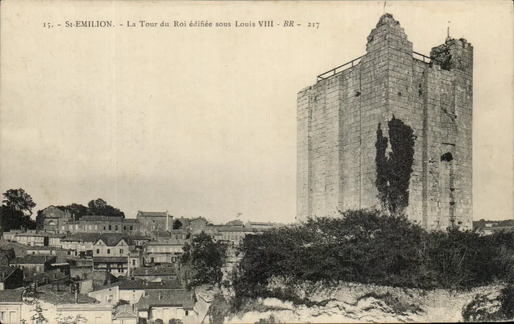 St-Emilion - Die Königsturm, erbaut unter Ludwig VIII - BR - 217 - Vorderseite