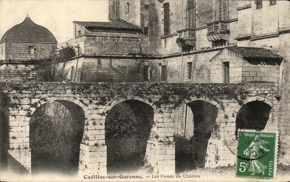 Cadillac-sur-Garonne — Die Schlossgräben — Verlag O. Lézard - Vorderseite