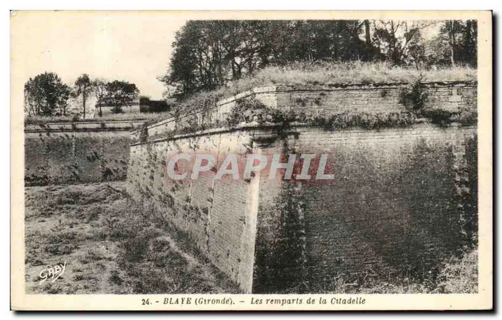 Blaye (Gironde) — Die Mauern der Citadel — Gaby - Vorderseite