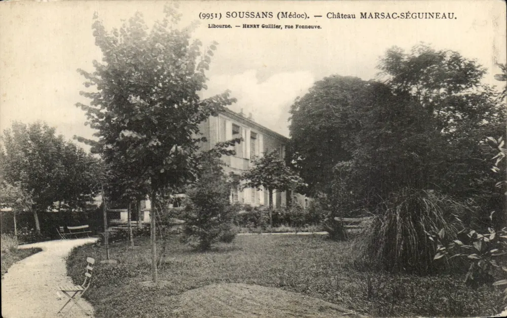 Castelo Marsac-Séguineau — Soussans (Médoc) — Henry Guillier, rue Fonneuve - Frente