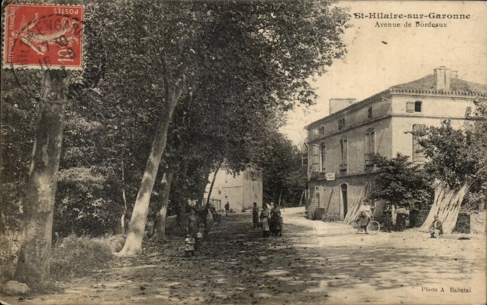 St-Hilaire-sur-Garonne — Avenue de Bordeaux — Photo A Balistai - Vorderseite