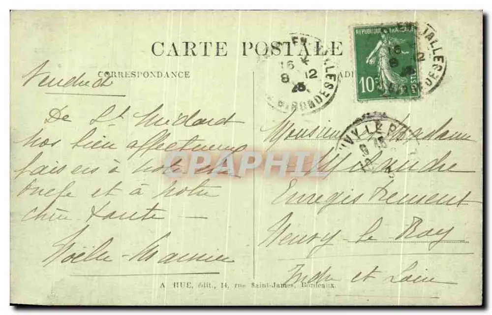 Saint-Médard-en-Jalles (Gironde) — Eingang in die Stadt — Verlag G. Lacunilleu - Rückseite