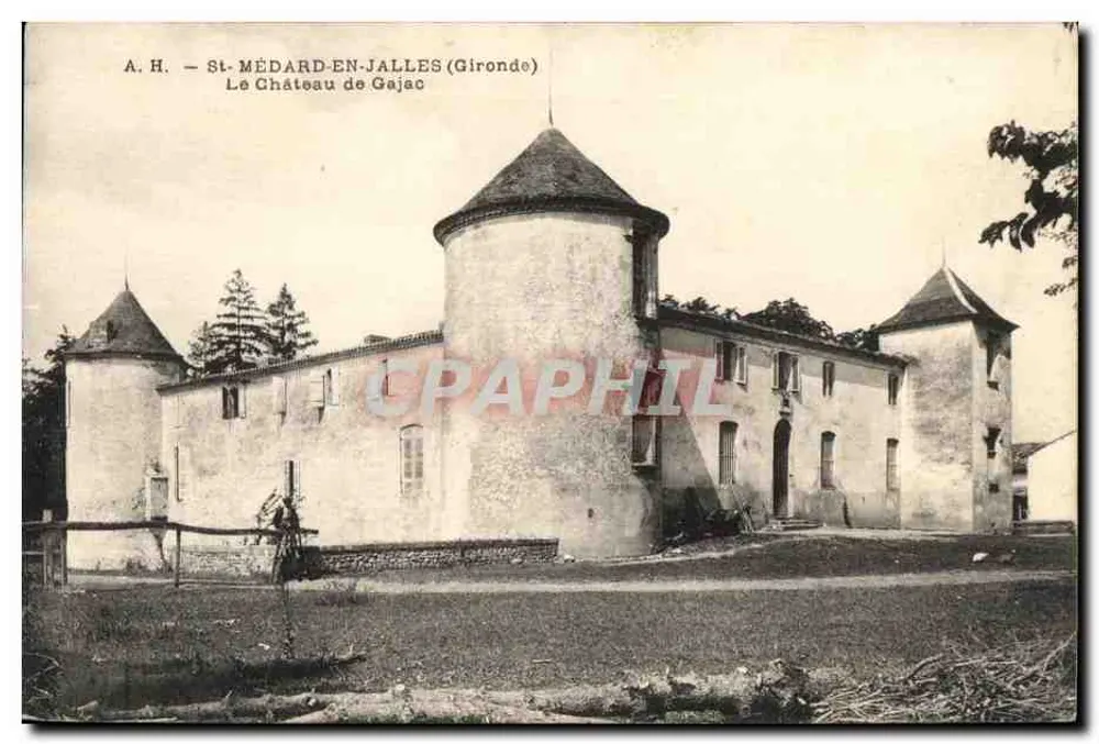 St-Médard-en-Jalles (Gironde) — Schloss Gajac — A.H. Verlag - Vorderseite