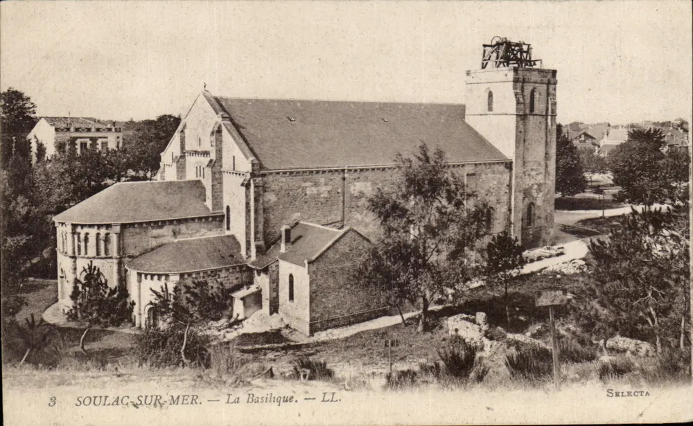 Soulac-sur-Mer — A Basílica — Selecta LL - Frente