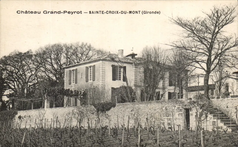 Schloss Grand-Peyrot — Sainte-Croix-du-Mont (Gironde) - Vorderseite