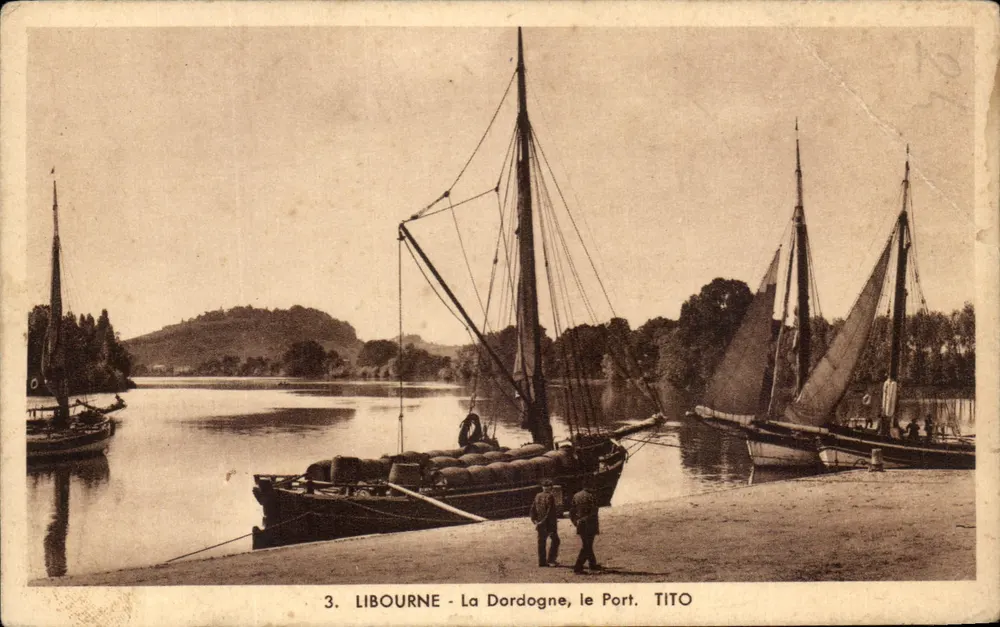 Libourne - De Dordogne, het Haven Tito — TITO - Voorkant