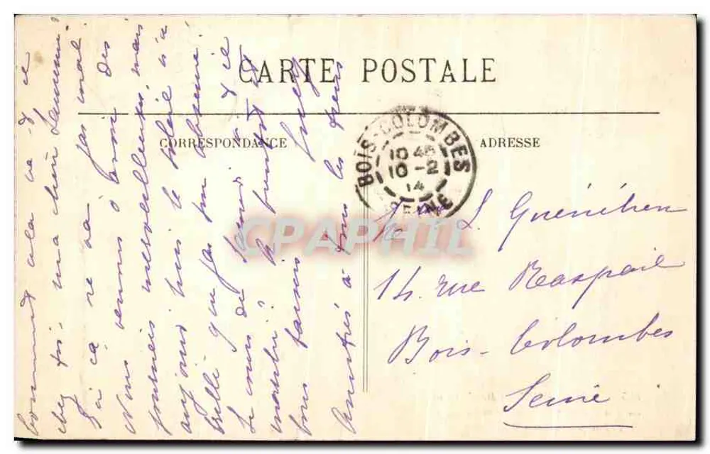 Arcachon - Côte d'Argent - La Place Thiers und der Eingang zur Jetée - B.R. 3305 - Rückseite