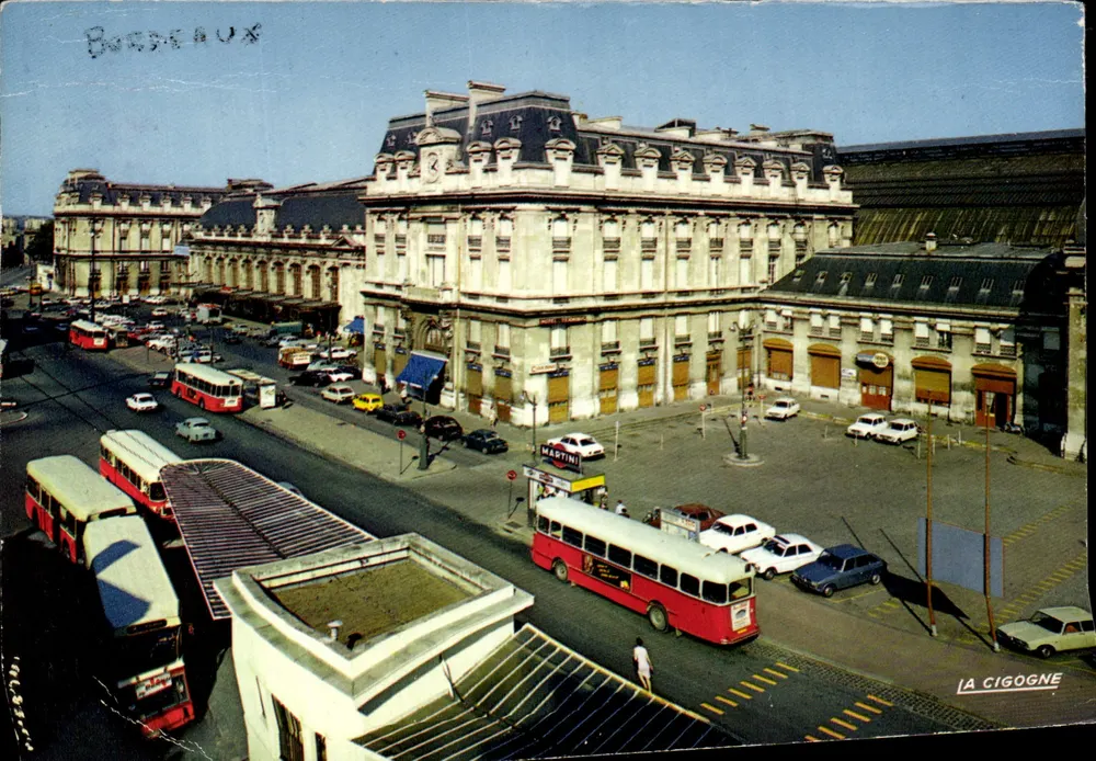 Bordeaux — Gare Saint-Jean — Éditions LA CIGOGNE - Frente